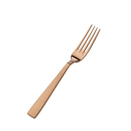 Bon Chef Roman, Salad/Dessert Fork, Matte Finish, 18/10, 7.13" - Rose Gold Matte , set of 12 S3707RGM